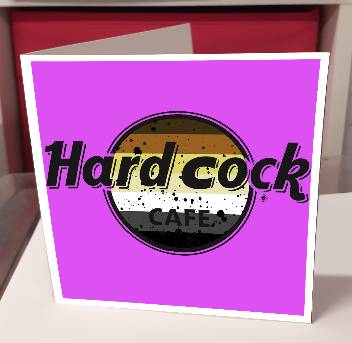 Hard Cock Cafe Greeting Card