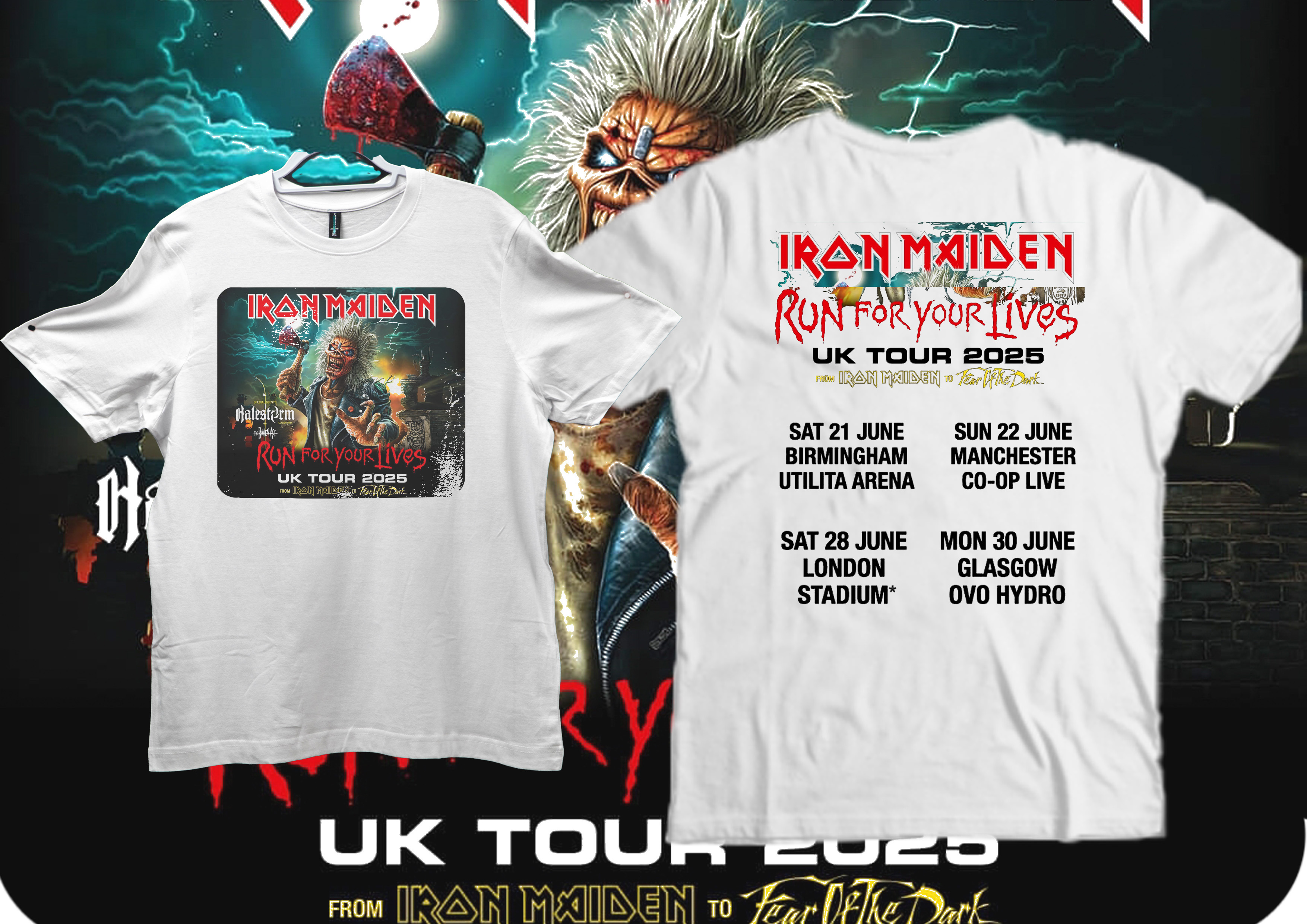 Iron Maiden, Run For Your Lives UK Tour 2025