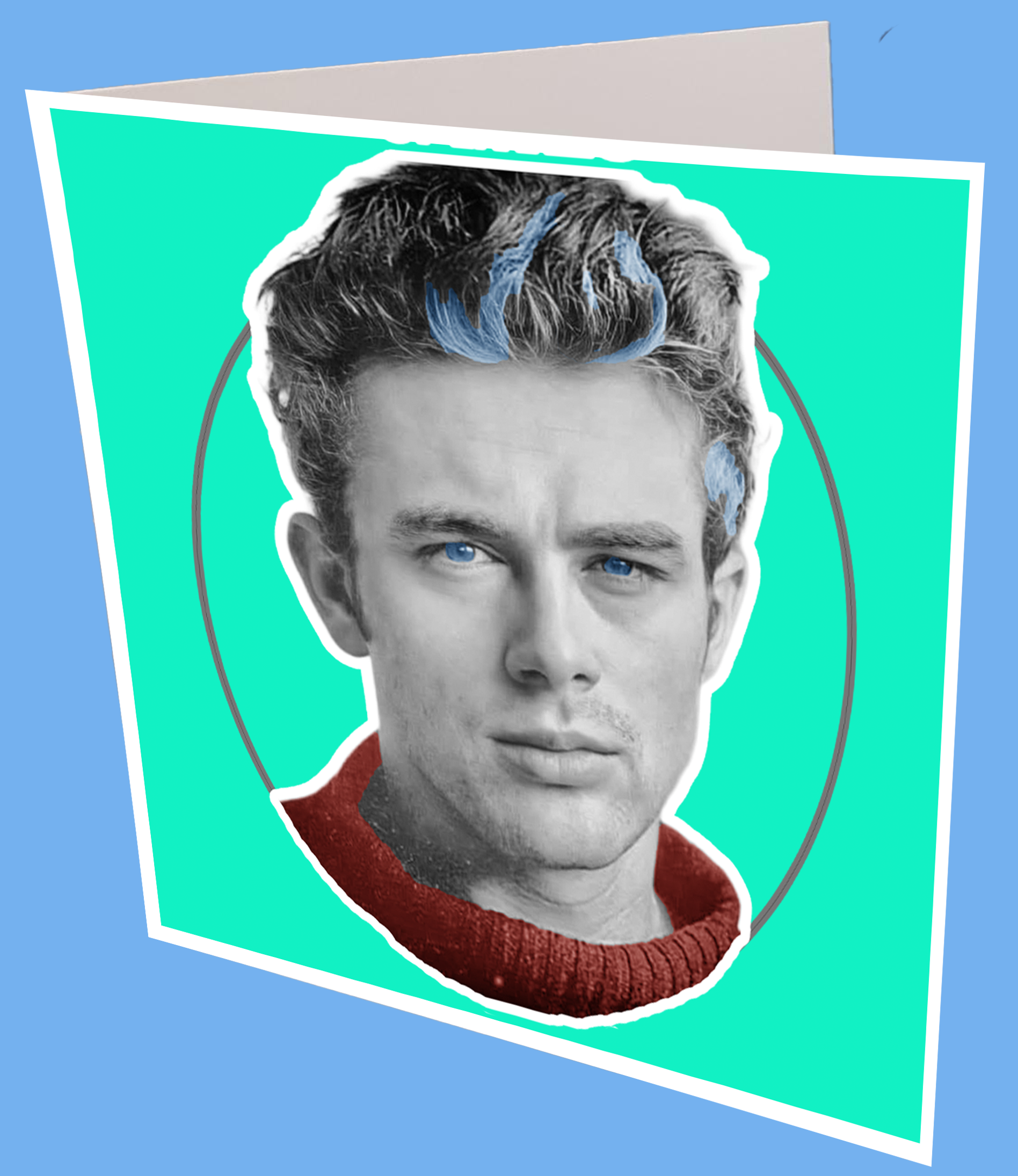James Dean Greeting Card