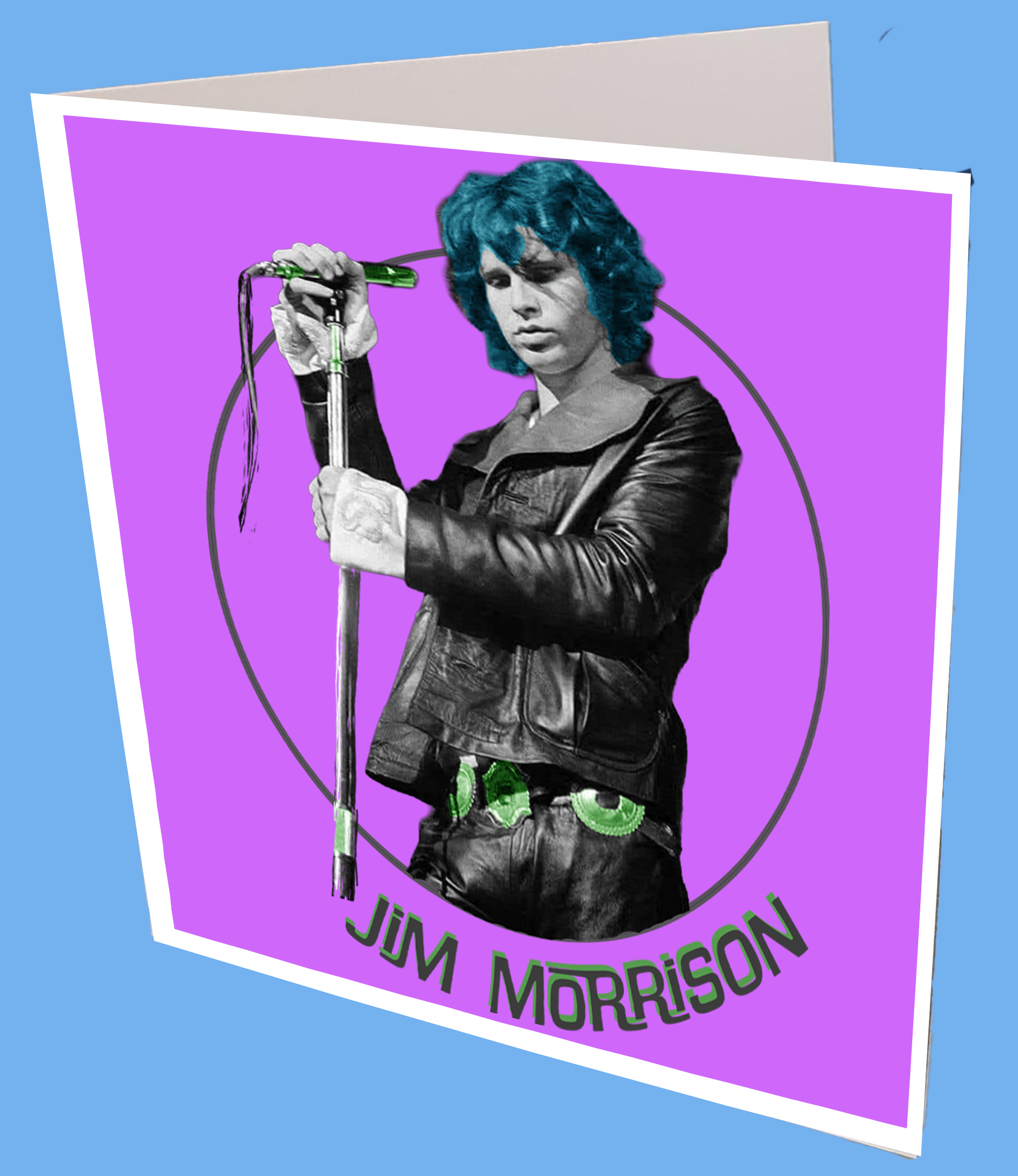 Jim the Doors Greeting Card