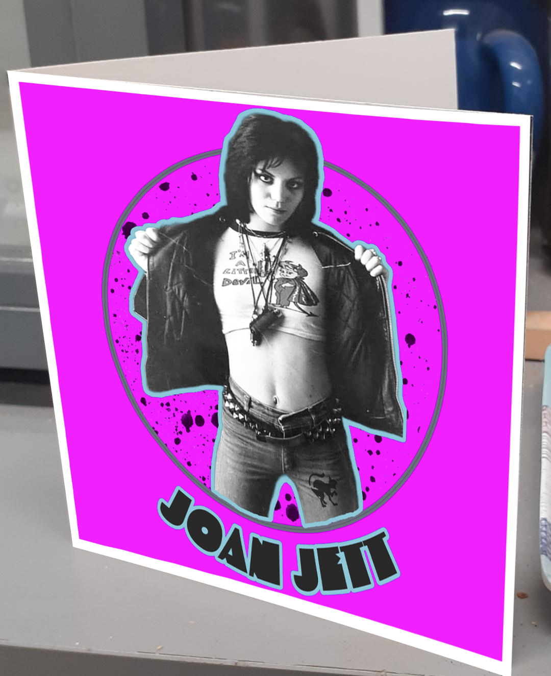 Joan Jett Greeting Card