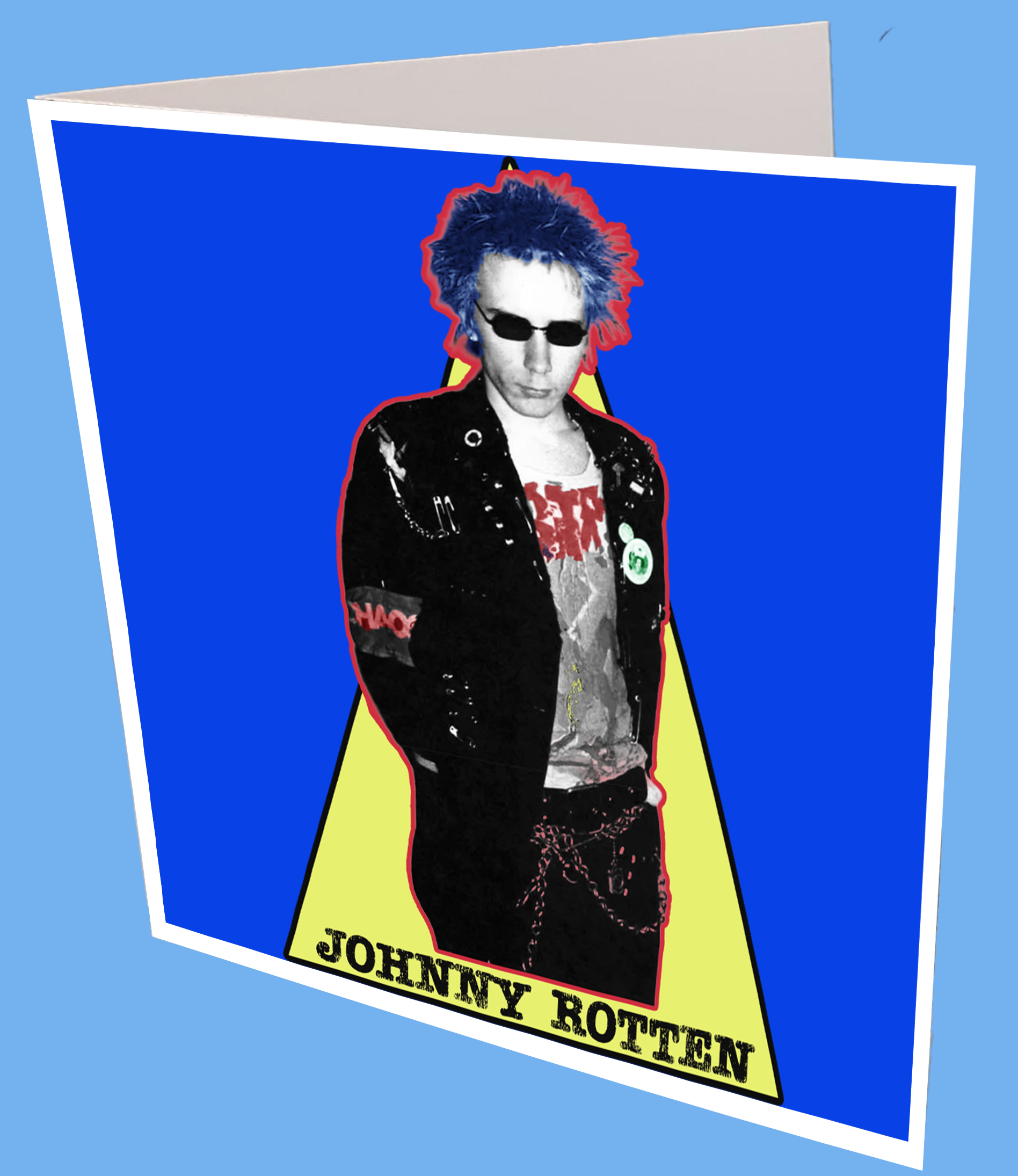 Johnny Rotten Greeting Card