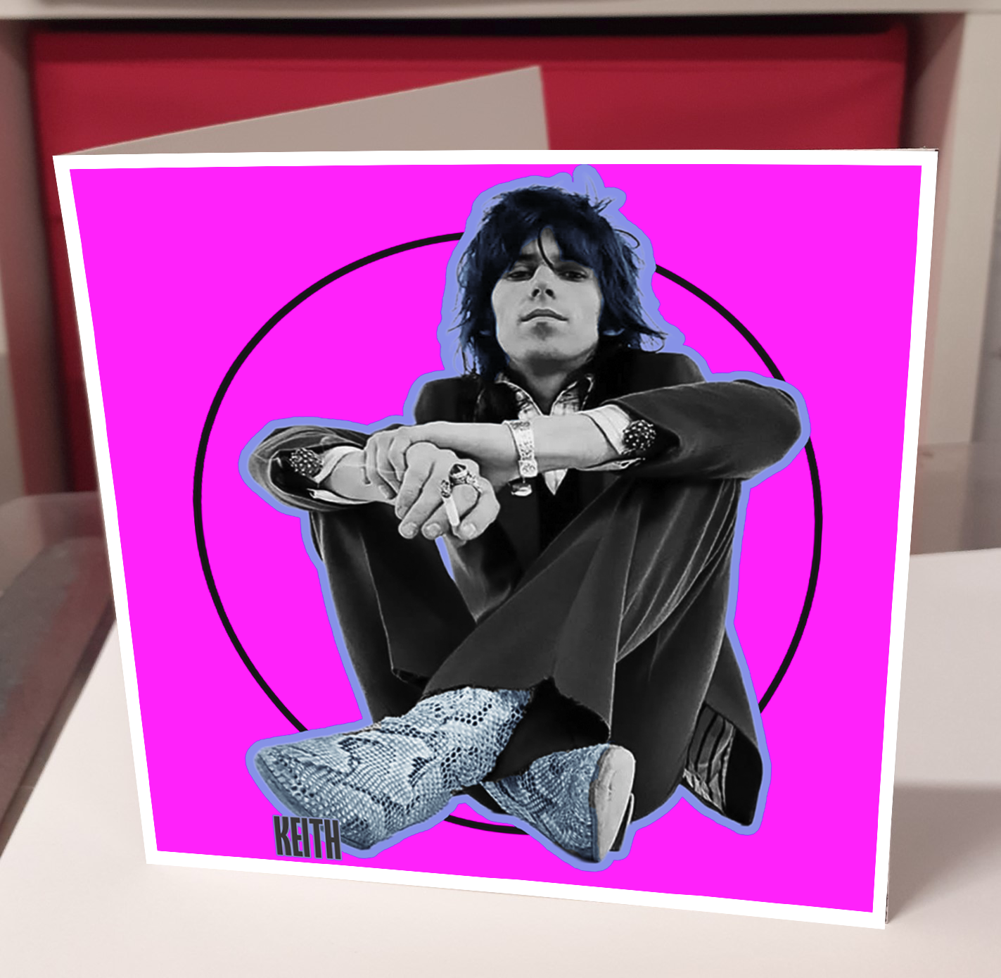 Keith Richards Greeting Card