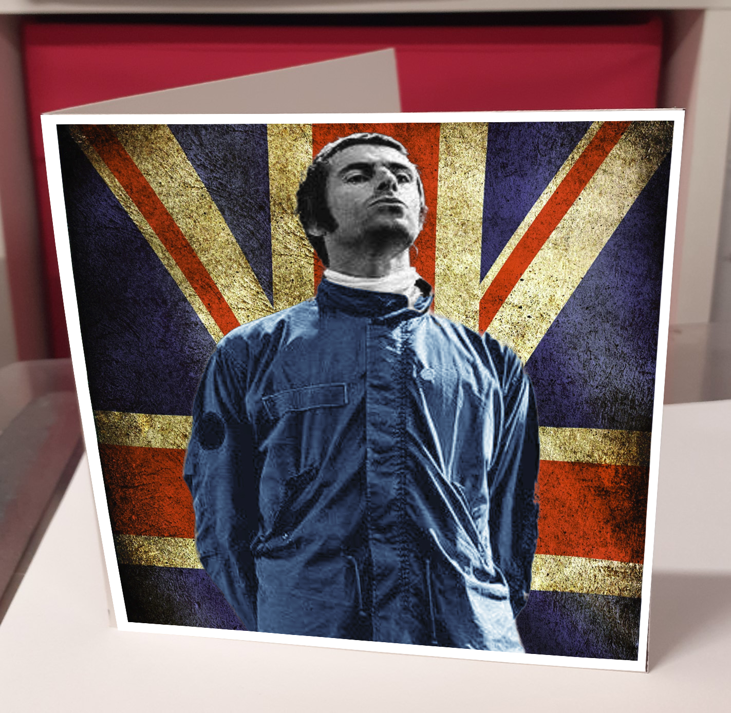 Liam Britpop Greeting Card