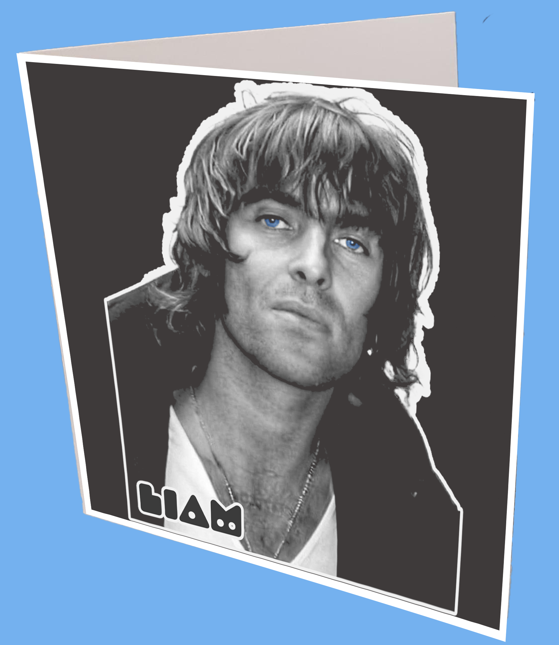 Liam Gallagher Greeting Card
