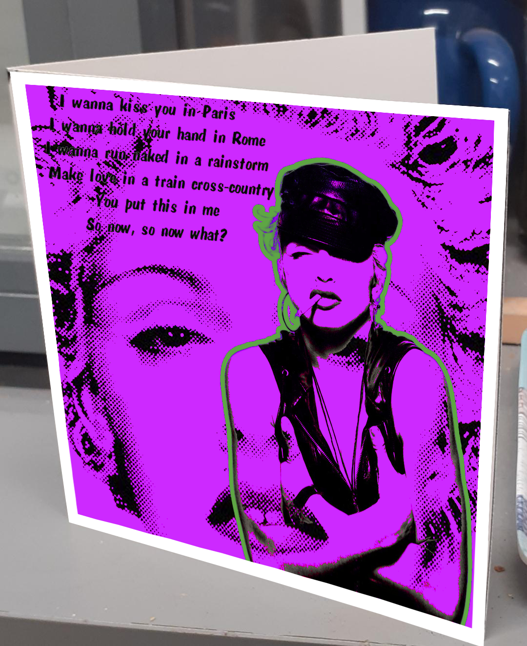 Madonna 95 Tour Greeting Card