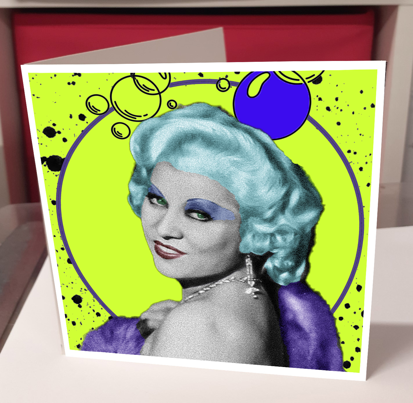 Mae West Greeting Card