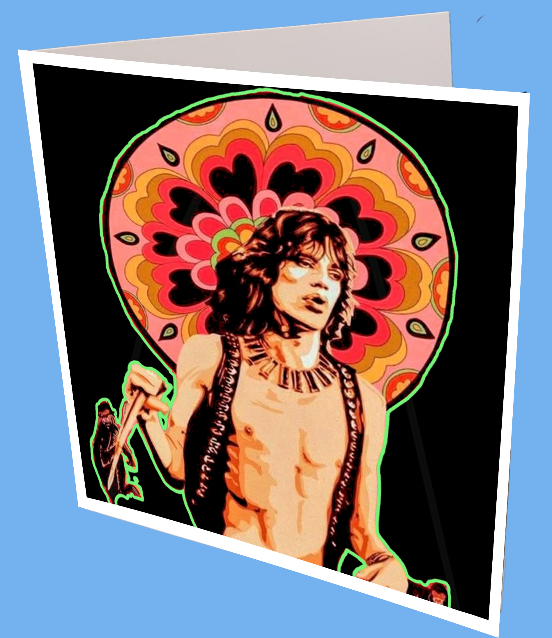 Micks Monkey Greeting Card