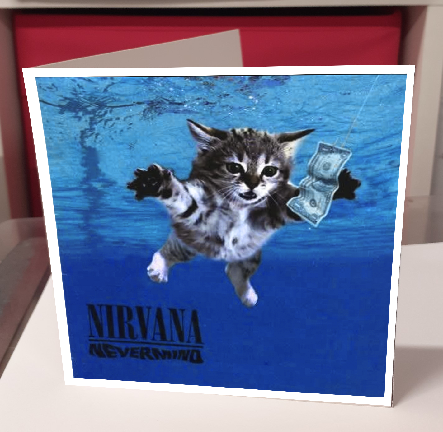Nevermind Kat Greeting Card