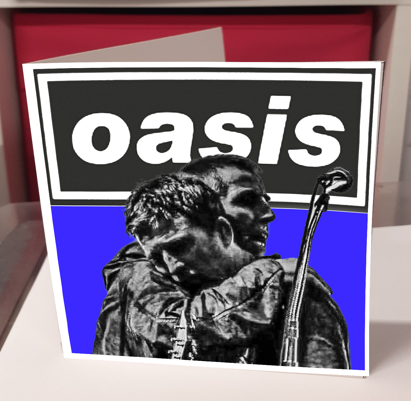 Oasis Its good to be back Greeting card