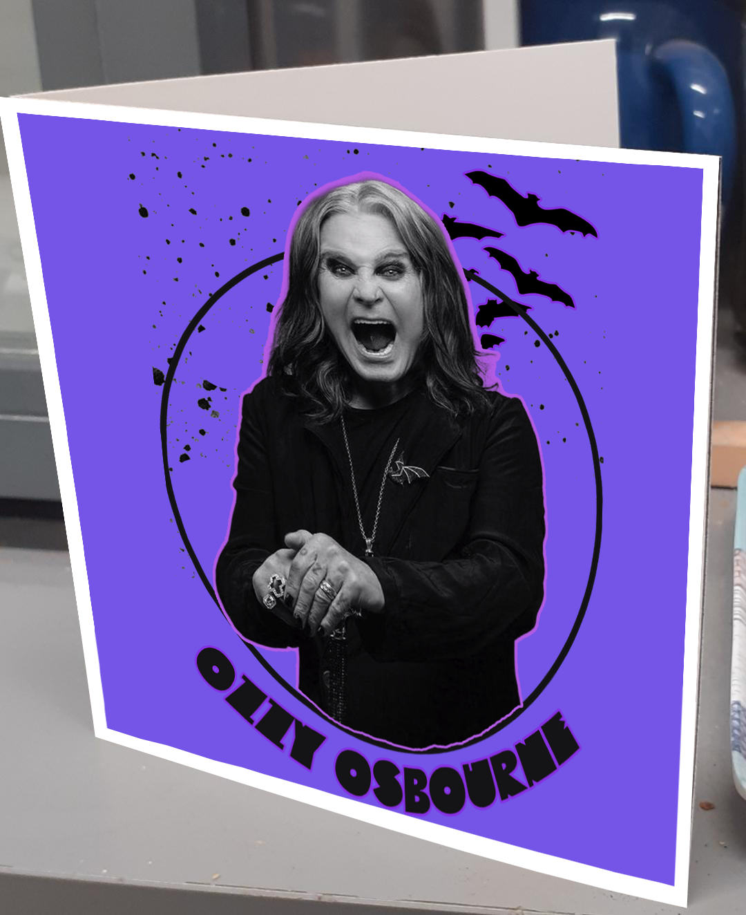 Ozzy Osbourne Greeting Card