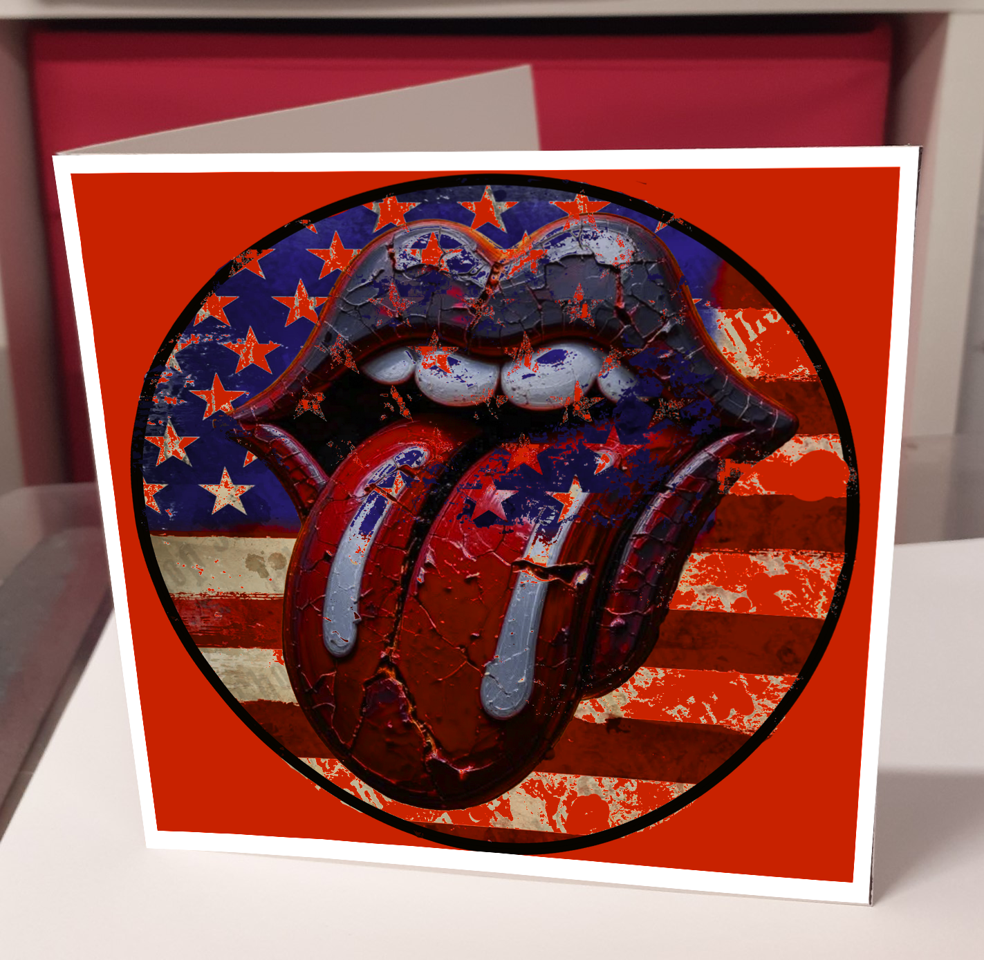 Rolling Stones live in Texas Greeting Card