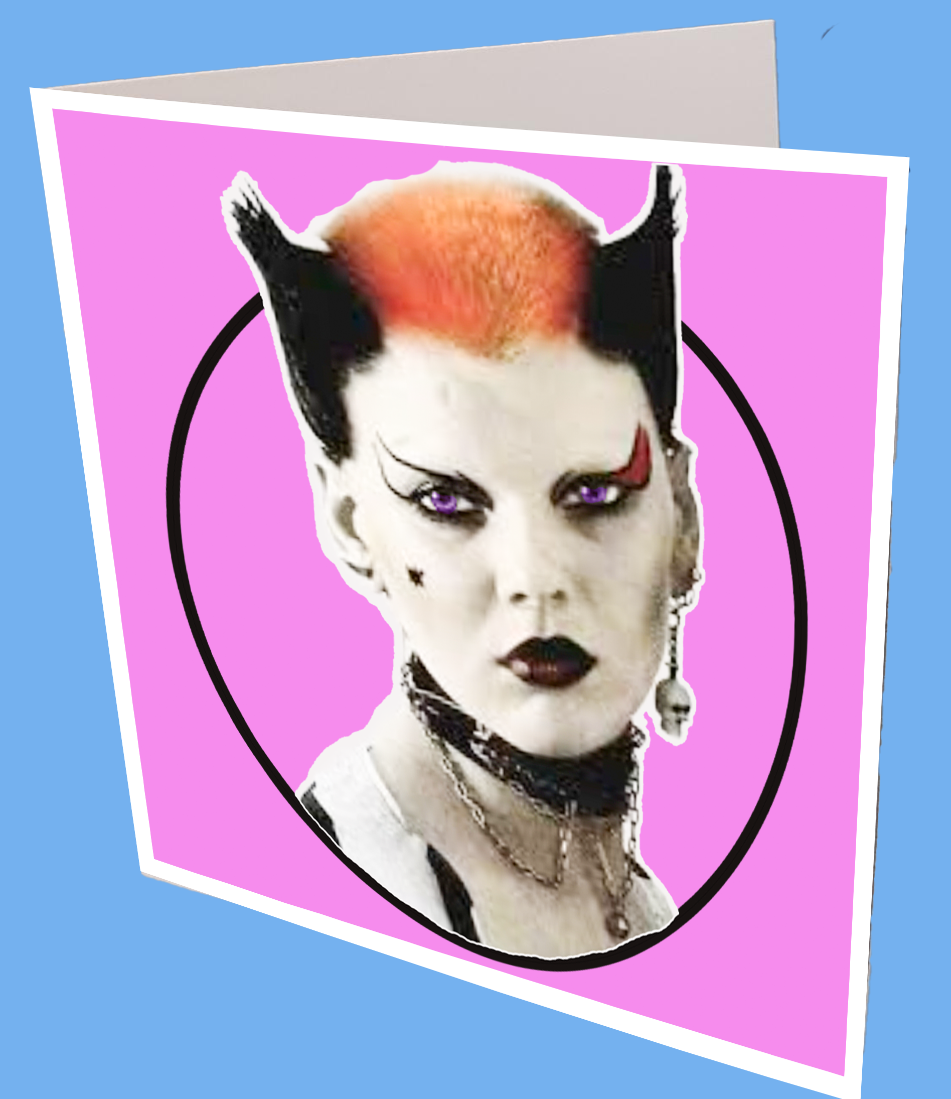 Soo Catwoman Greeting Card