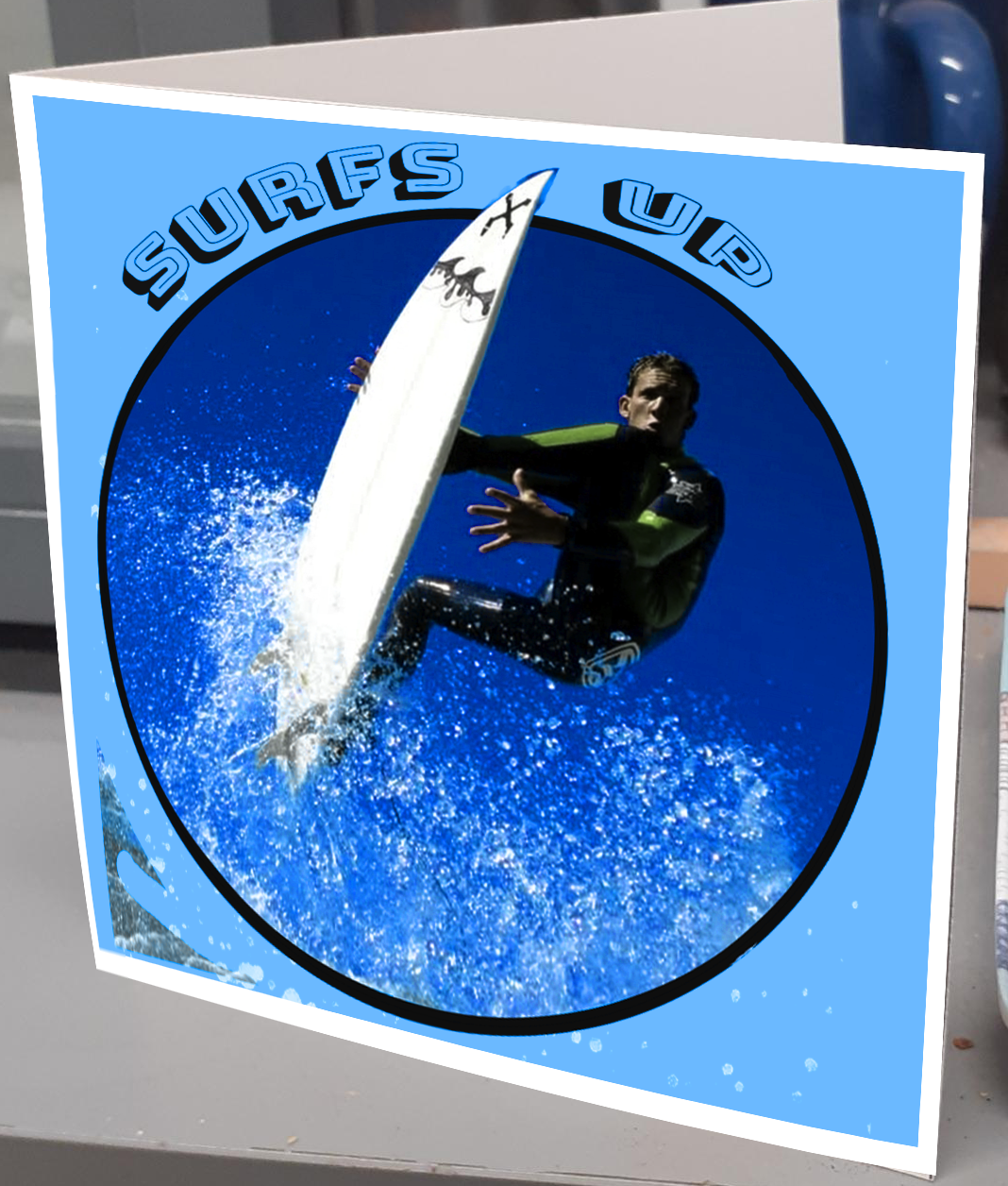 Surfs Up Greeting Card