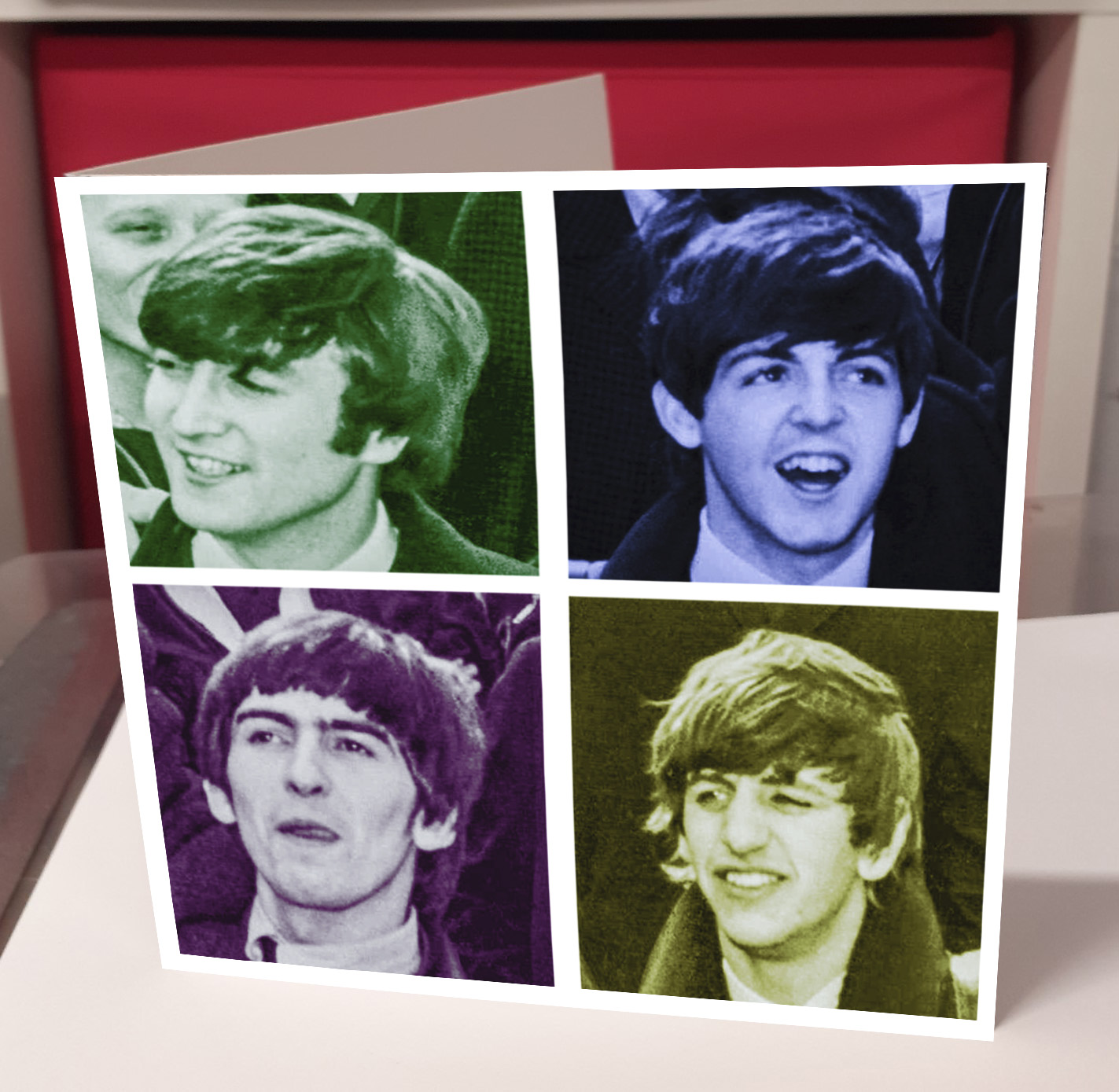 The Beatles Greeting Card