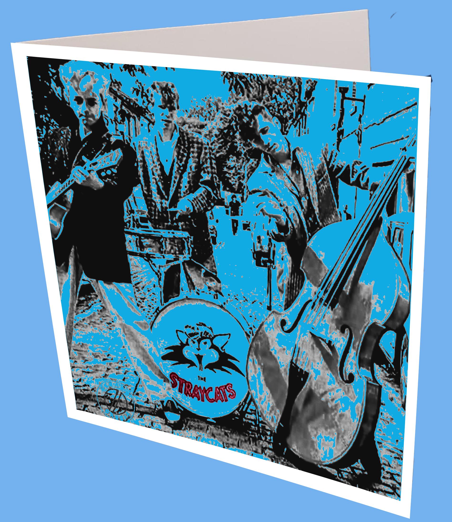 The Stray Cats Greeting Card