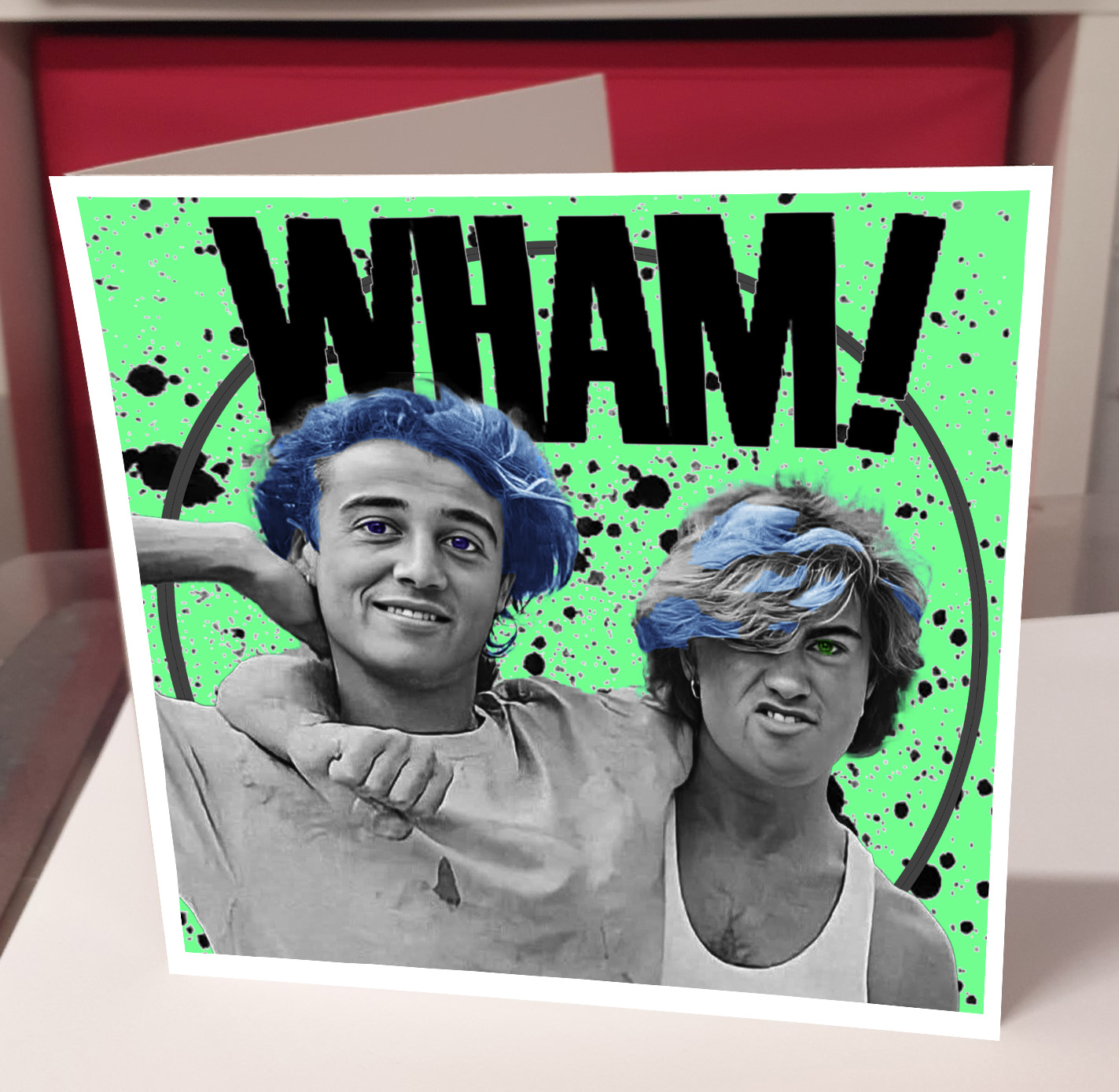Wham Greeting Card