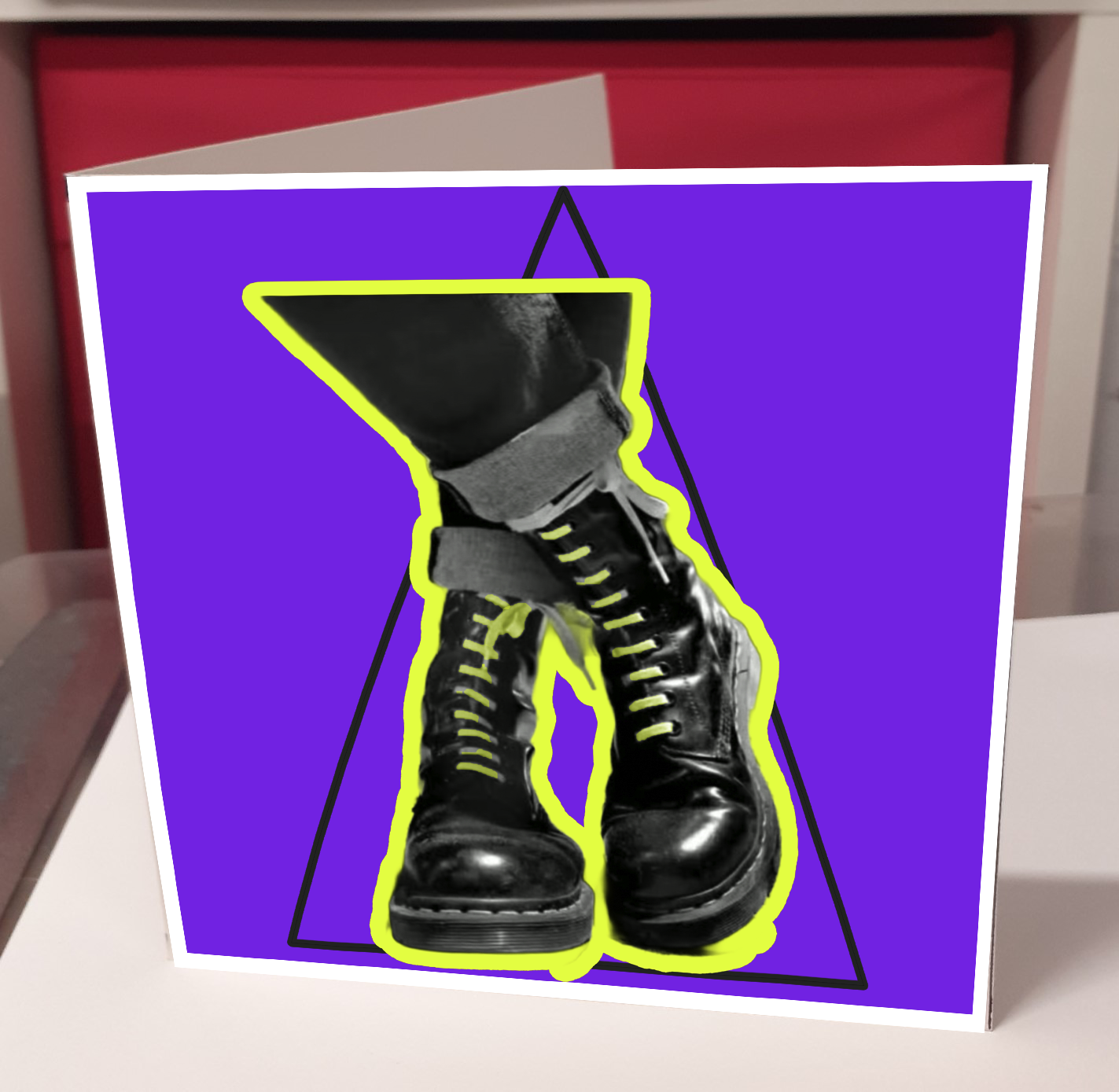 Yellow Laces Greeting Card