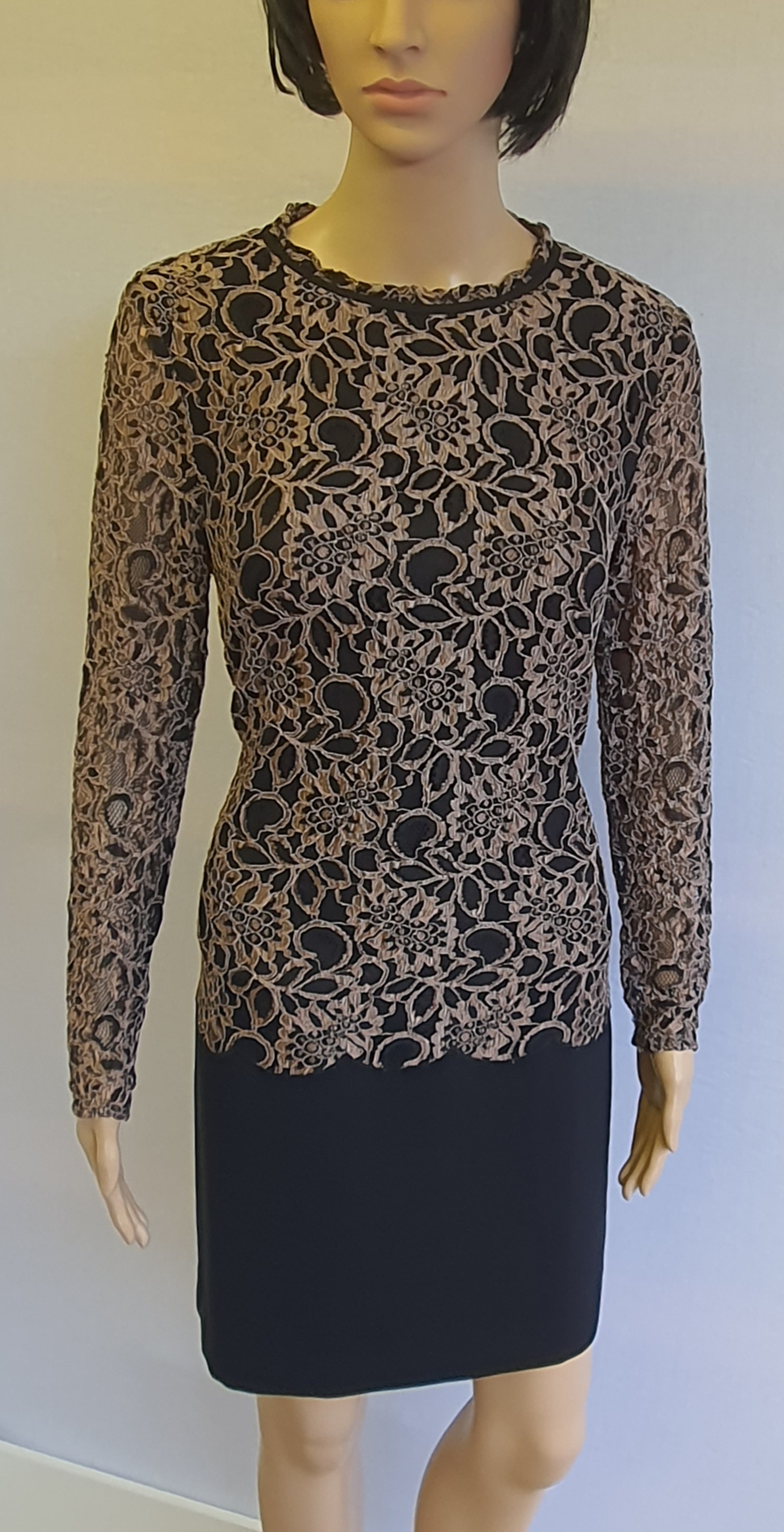 TED BAKER Elke Lace Shift Dress Size Ted 3, UK12