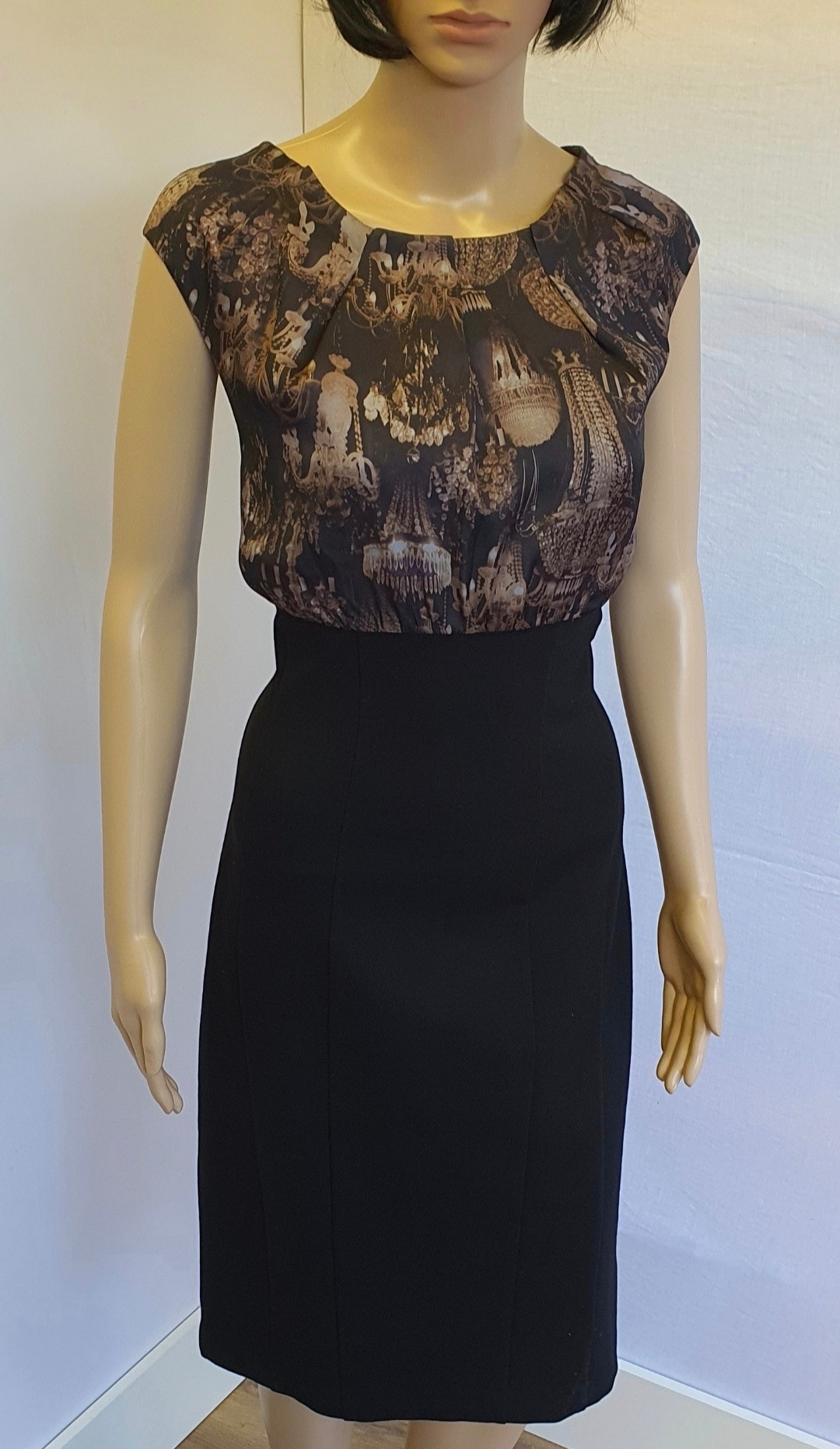 TED BAKER Cocktail Chandelier Design Dress Size Ted 4 UK14