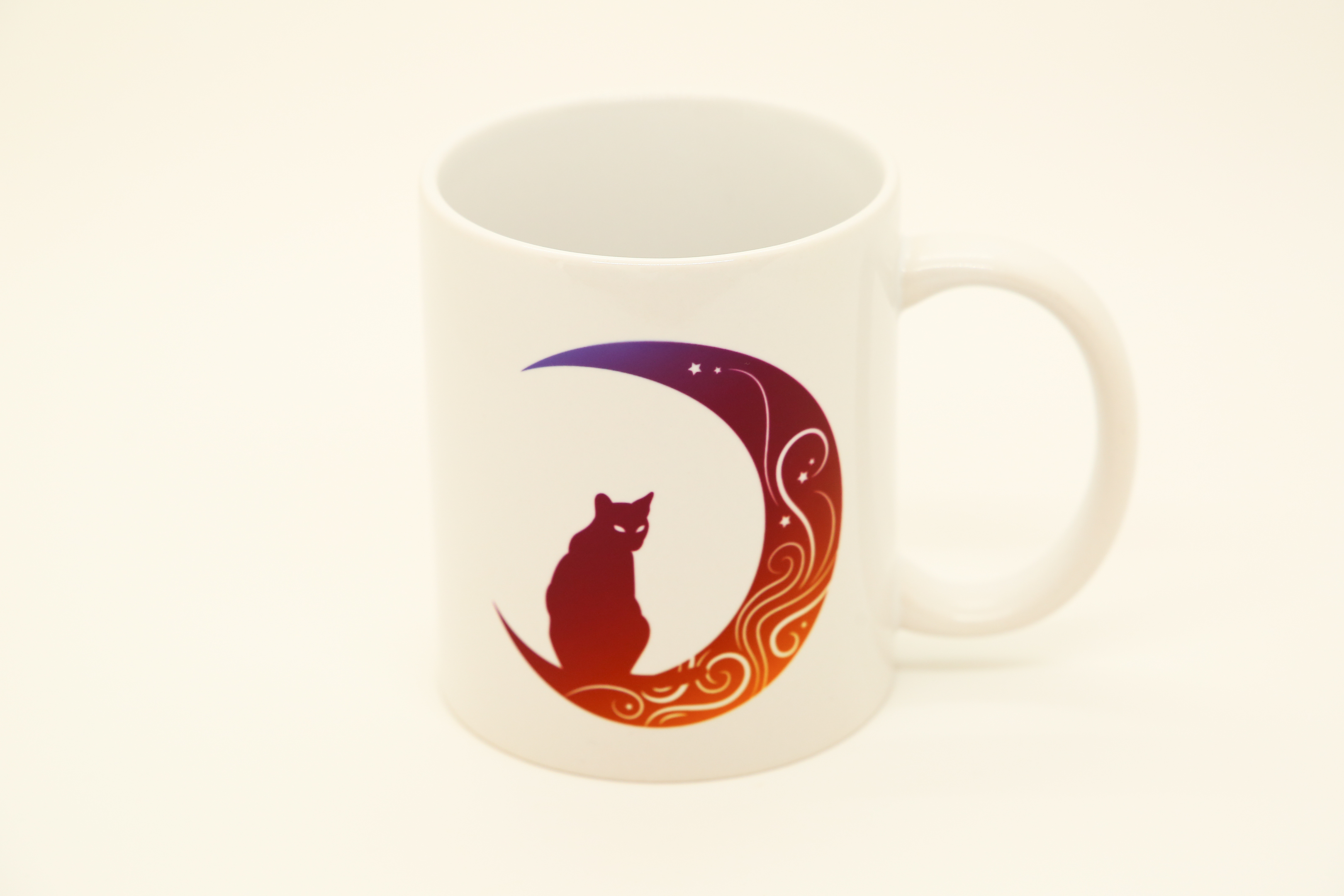 Moon and Cat Mug