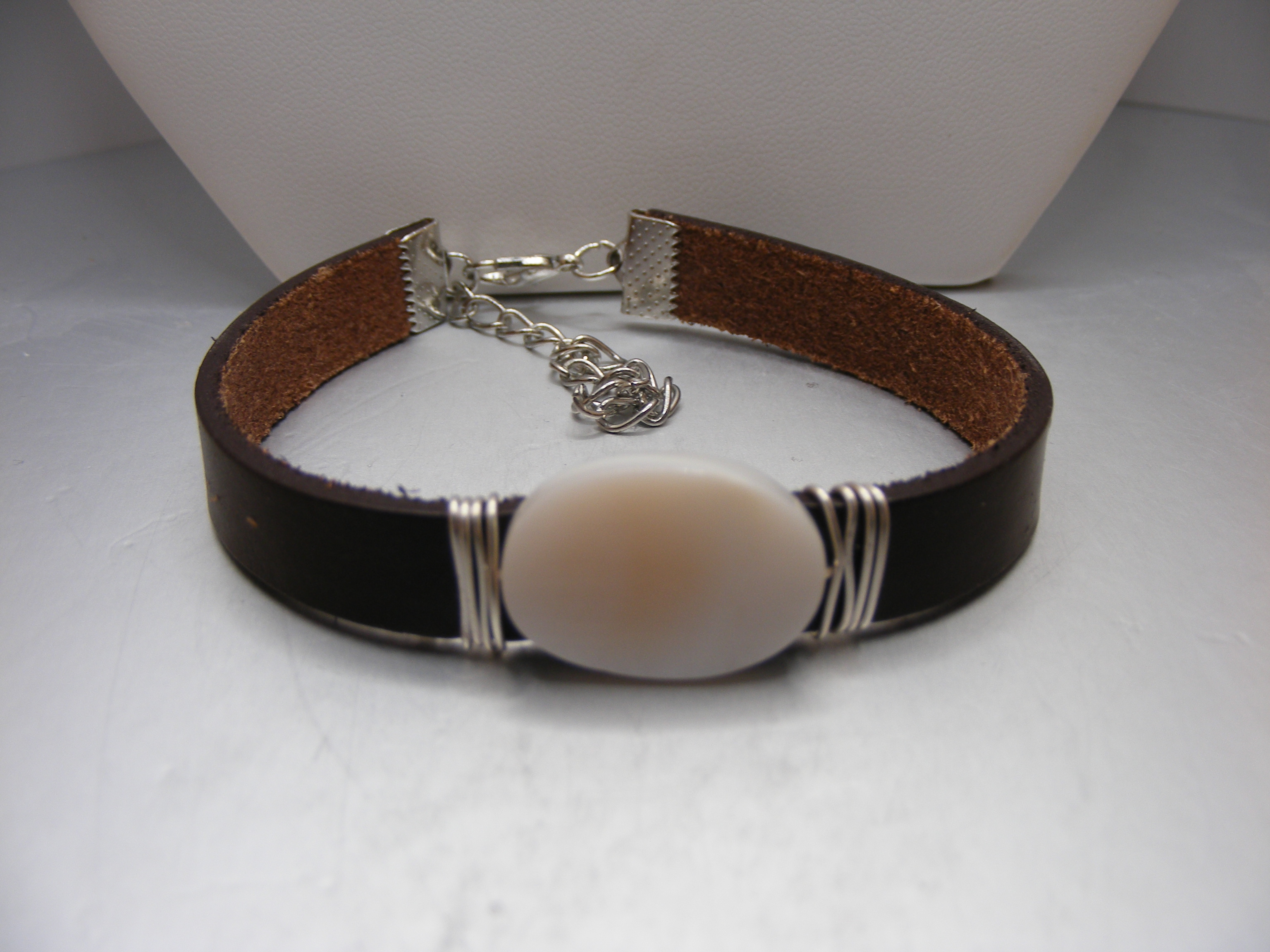 Mother of Pearl and Leather Bracelet - choice