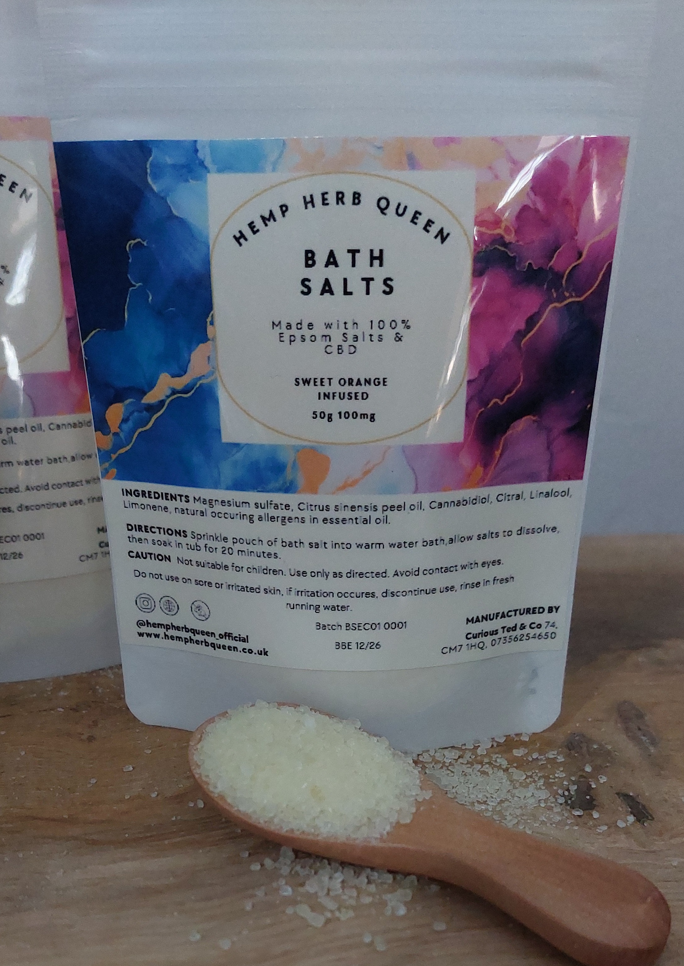 Hemp Herb Queen CBD Soaking Salts