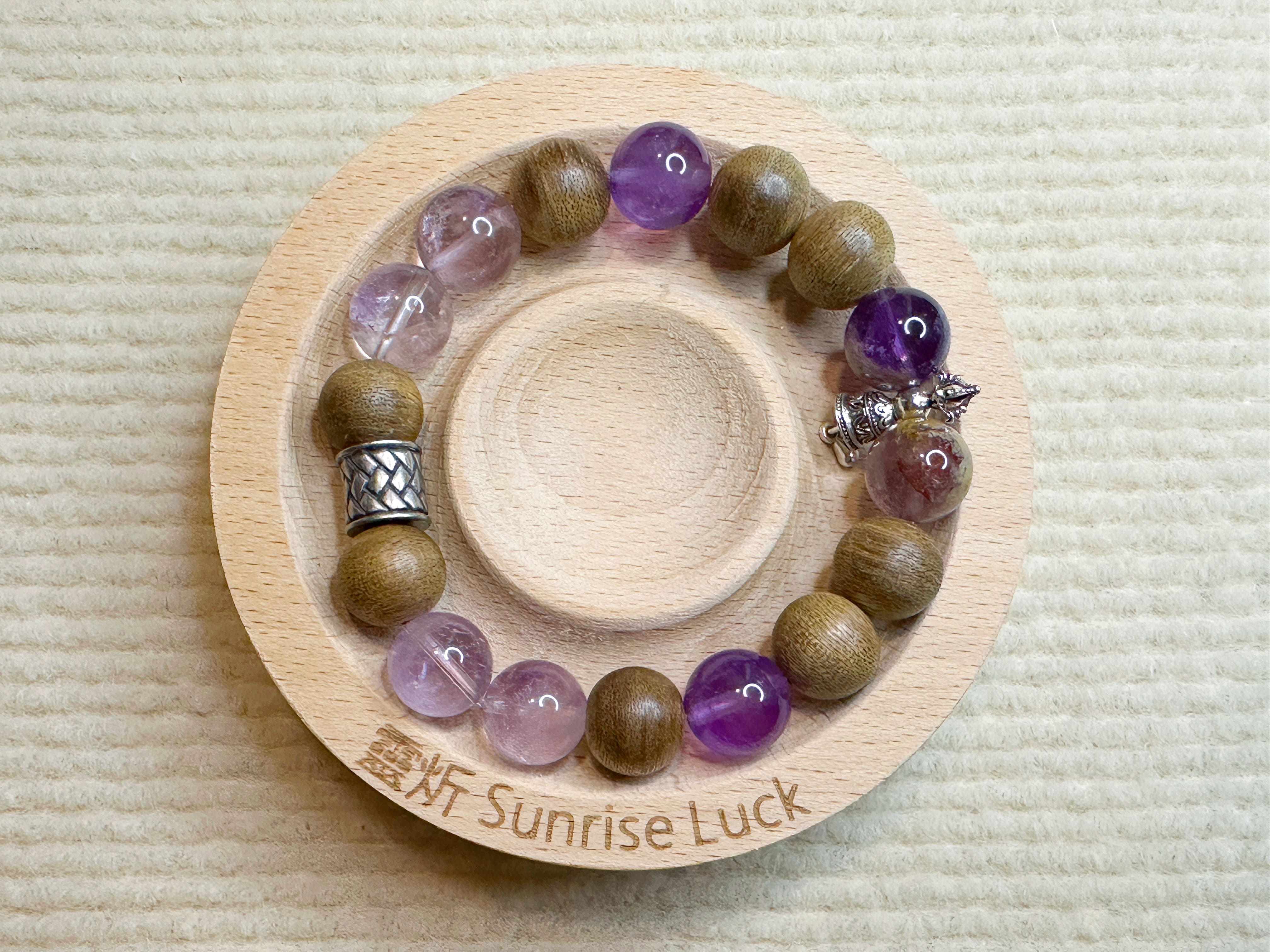 九紫靈木祈願手鏈 Nine Purple Spirit Wood Wishing Bracelet
