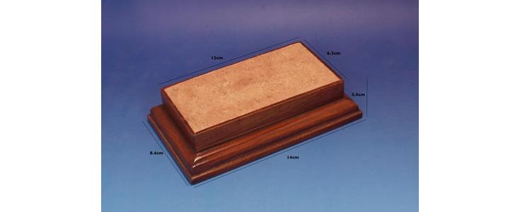 HANDMADE WITH GROUND 12 X 6.3cm