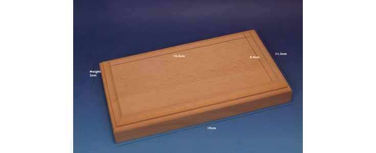 WHITE OAK NO VARNISH 16.5X8cm