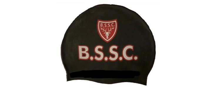 Swimming hats and goggles