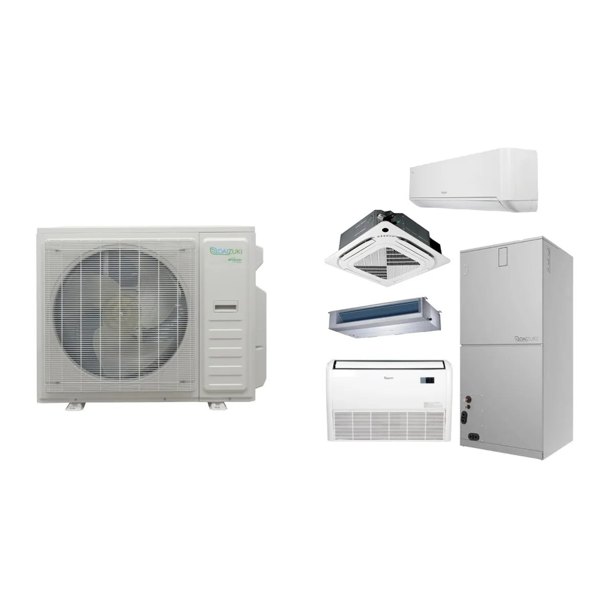 Daizuki 2 Zone Dual Mini Split Heat Pump (-13°F) - Custom Build