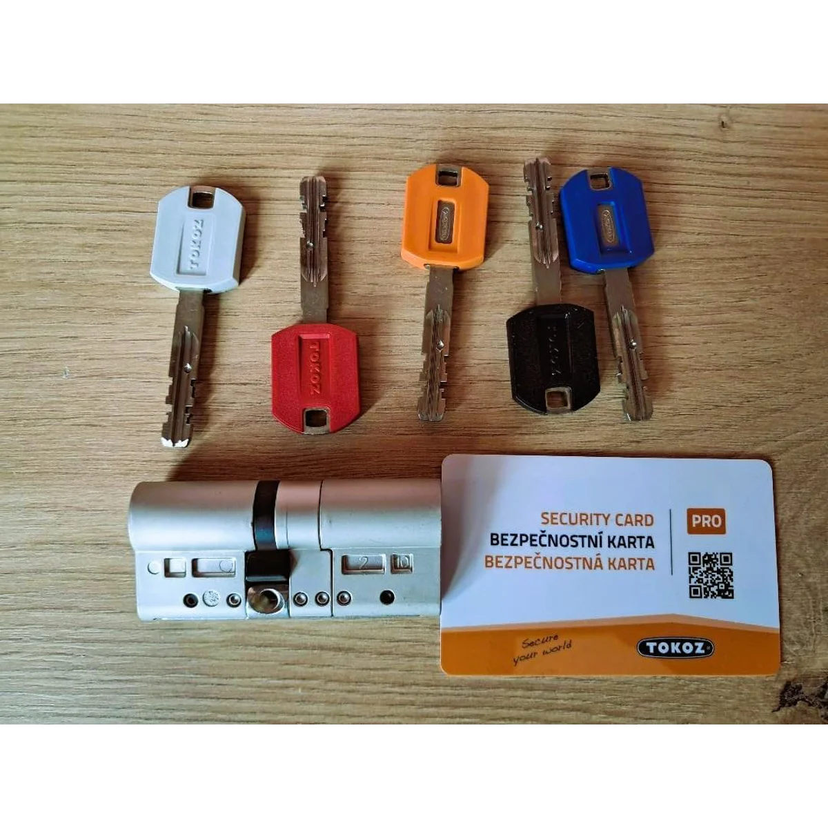 TOKOZ PRO 300 High Security Lock With 5 keys and Keycode Card