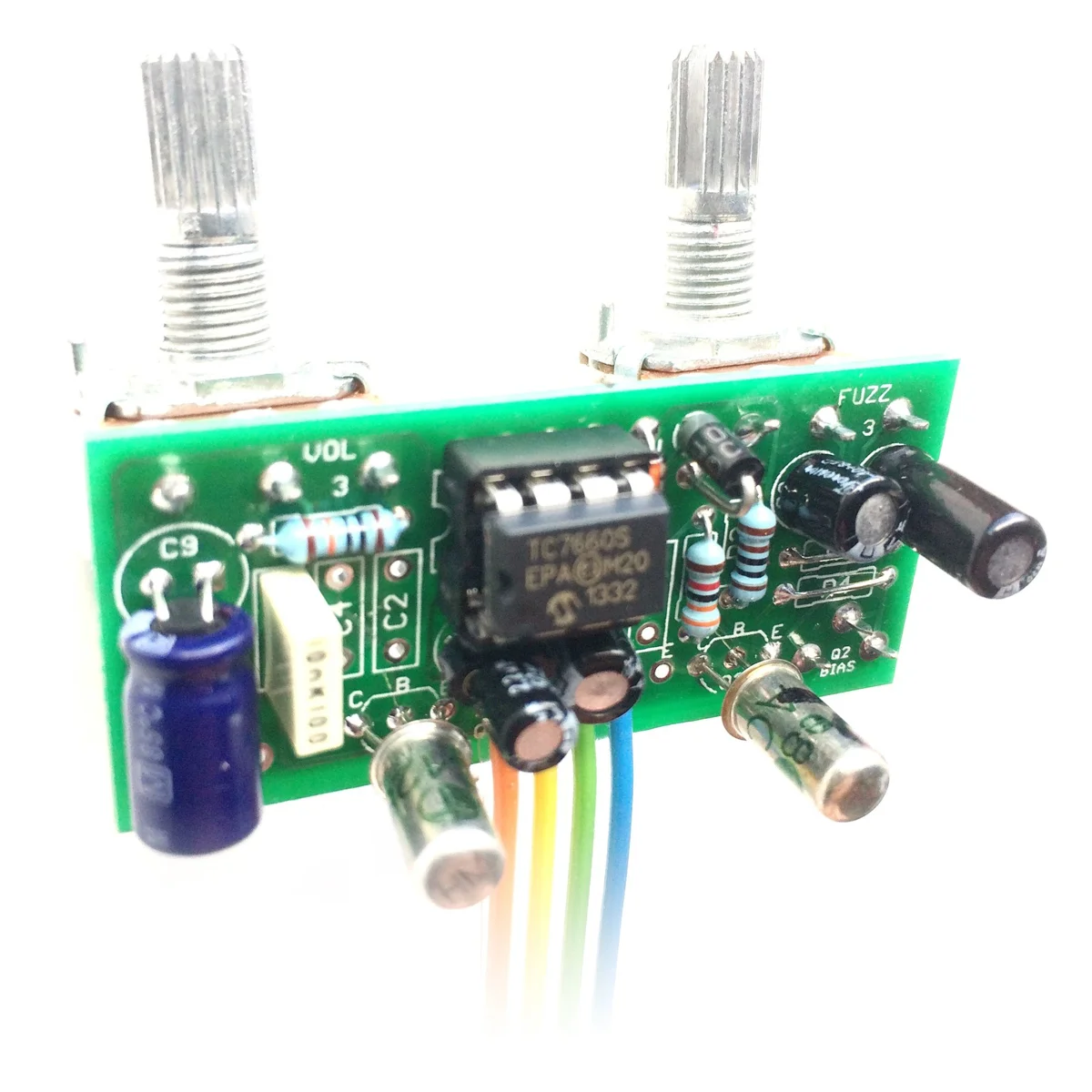 Fuzz Face with optional Voltage Inverter