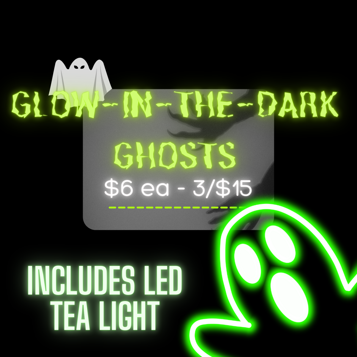 Glow In The Dark Ghosts