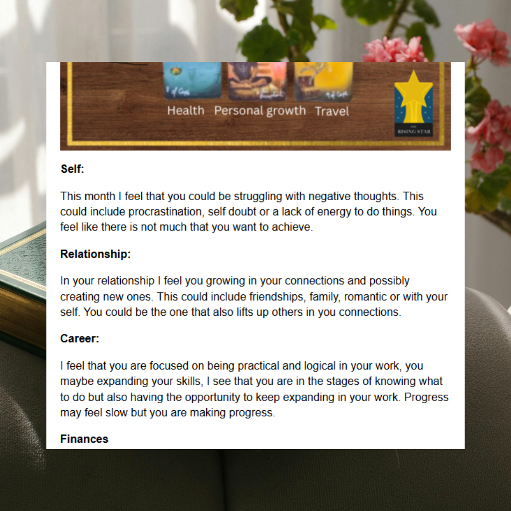 Month ahead snapshot