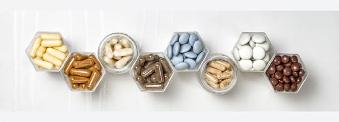 Health supplements store