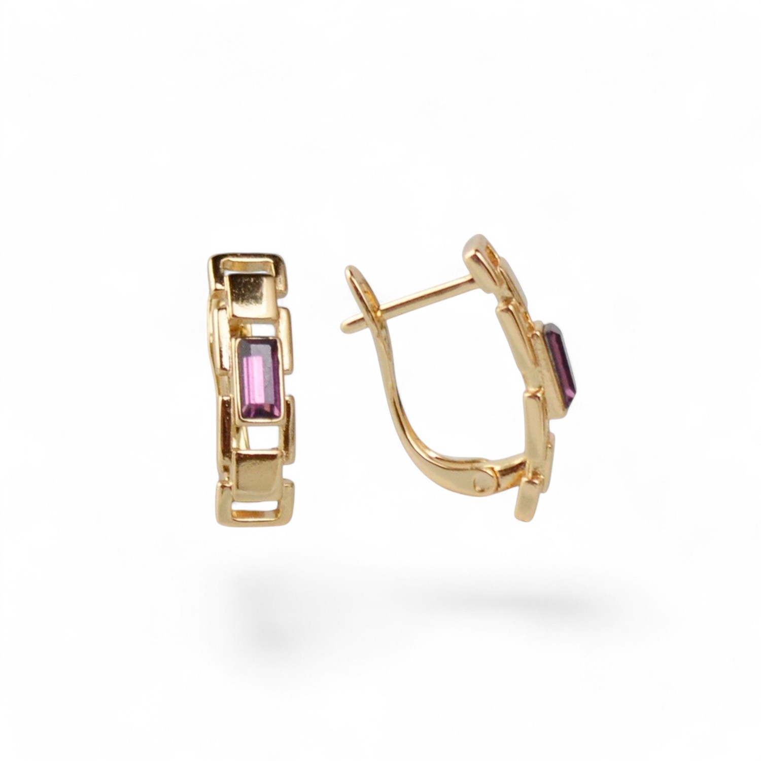 18k gold plated earrings