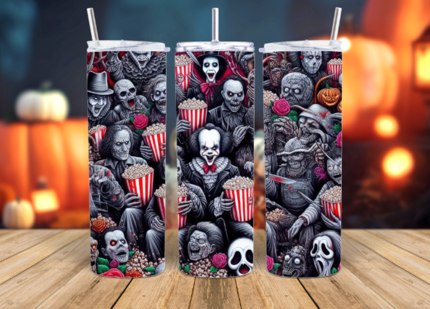 horror movie tumbler