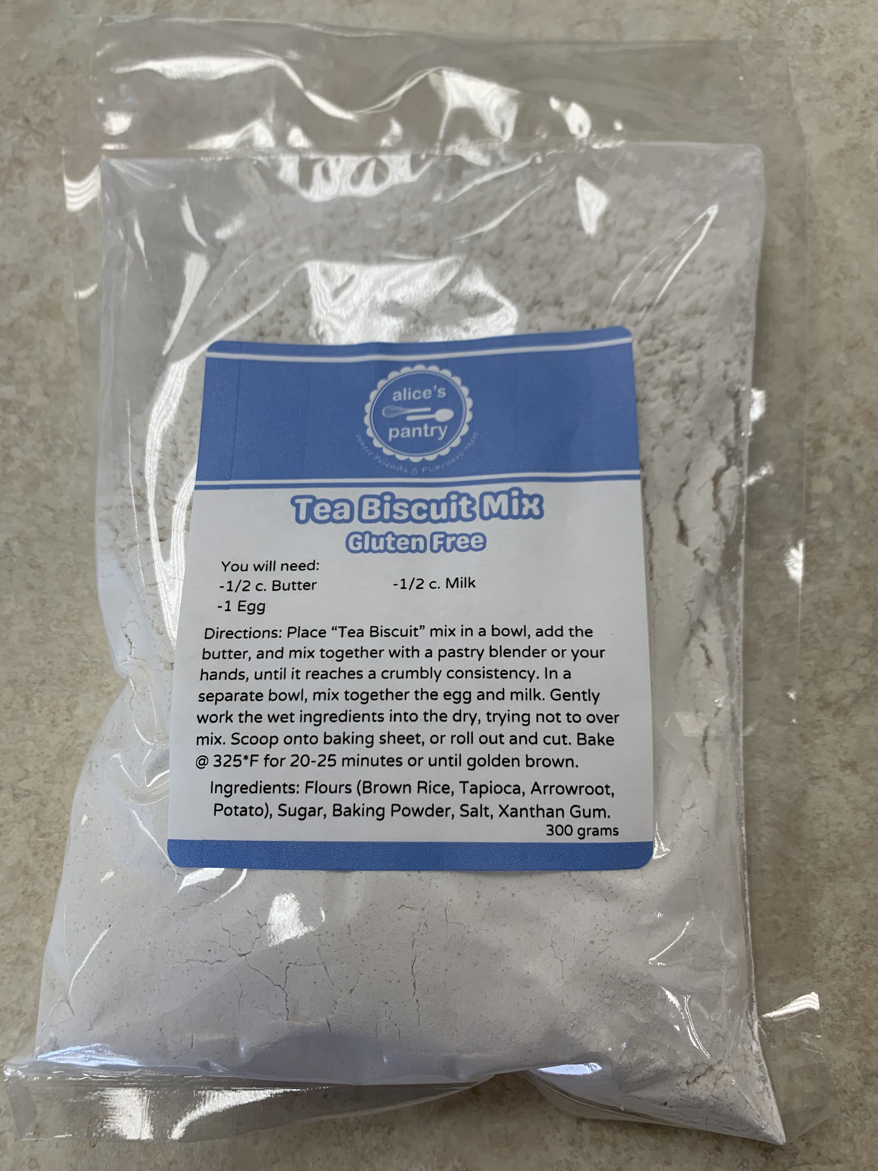 Gluten Free Tea Biscuit Mix