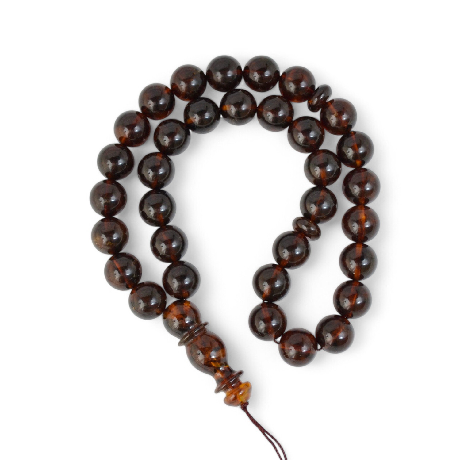 Pressed Amber Rosary – Prayer Beads Gifting idea