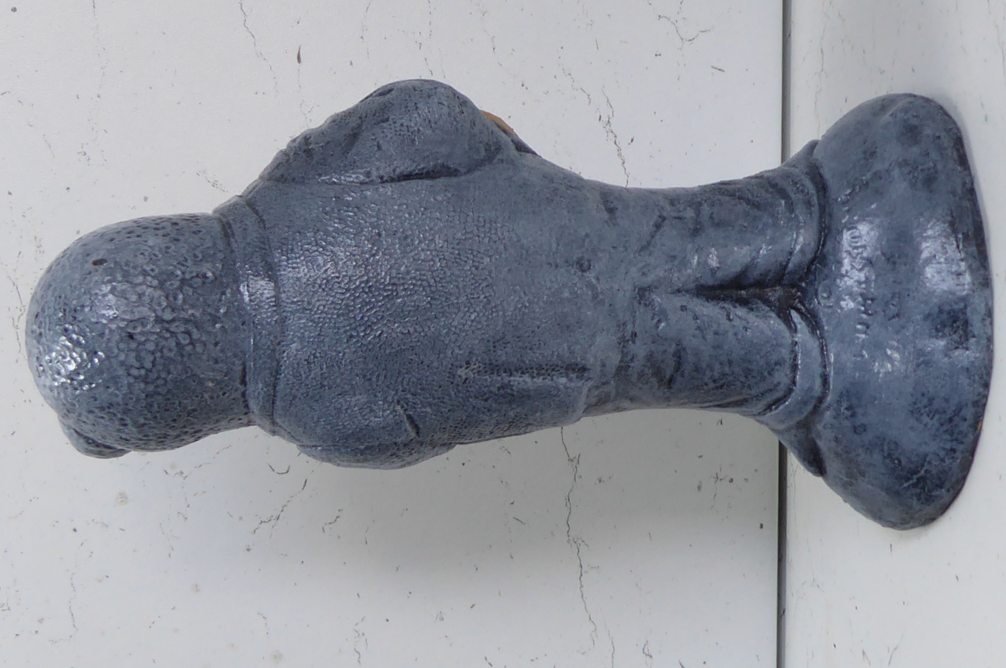 Frog Saxophone Player Aged Effect with Brass Coloured Sax Detail Cast Stone Garden Ornament