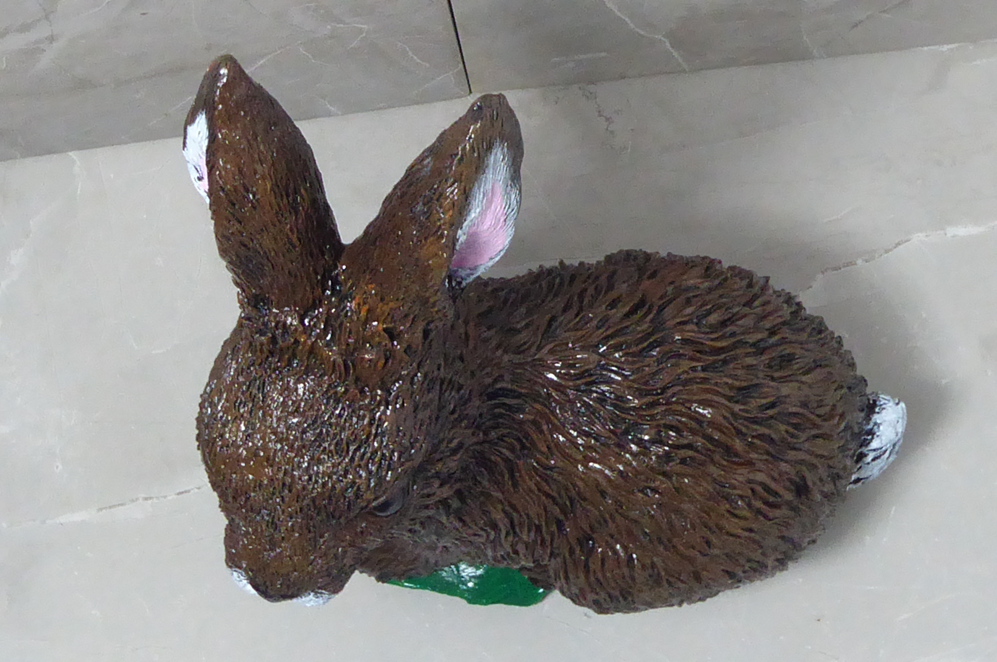 Fantastic Highly Detailed Cast Stone Large Rabbit Ornament Indoors or Garden