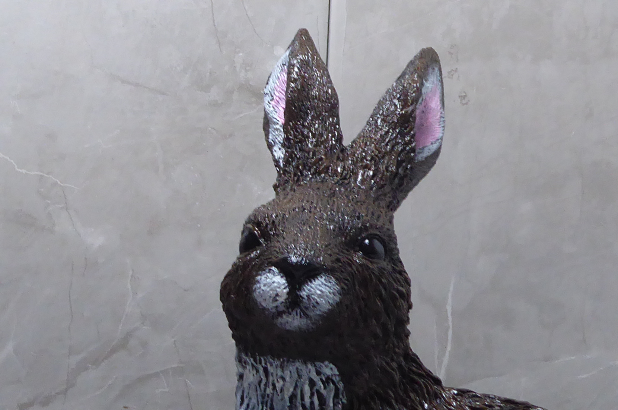 Fantastic Highly Detailed Cast Stone Large Rabbit Ornament Indoors or Garden