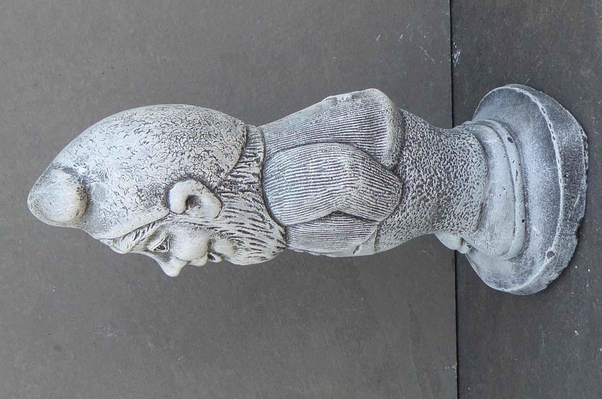 Classic Garden Gnome in Jacket & Waistcoat 22cm tall Cast Stone Garden Ornament