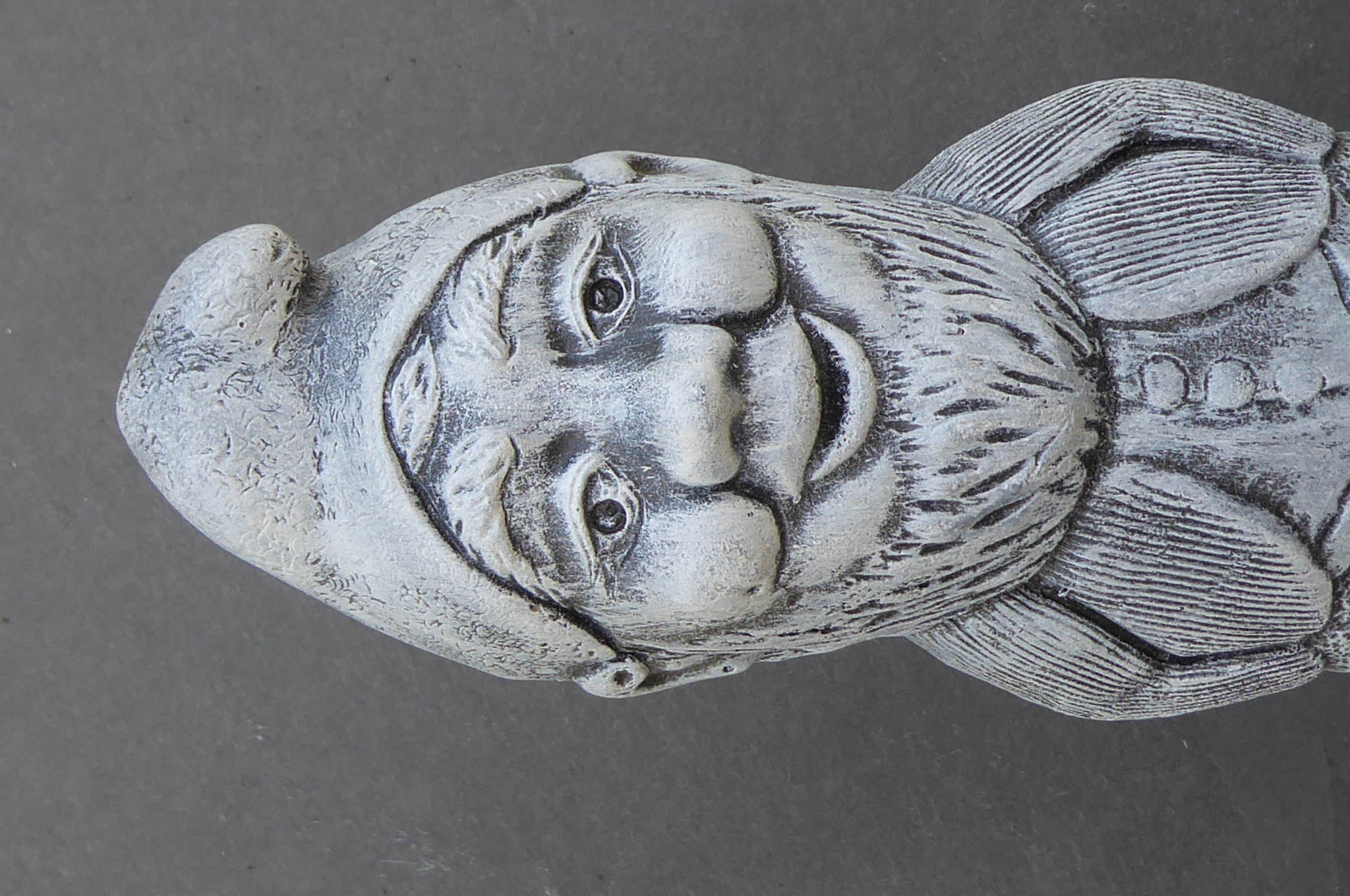 Classic Garden Gnome in Jacket & Waistcoat 22cm tall Cast Stone Garden Ornament