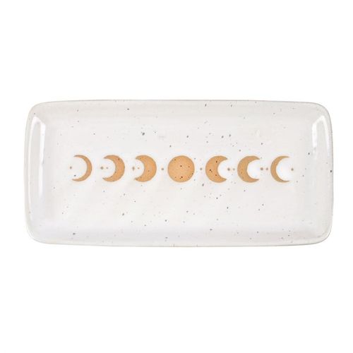 Moon Phase Stoneware Trinket Tray 17cm