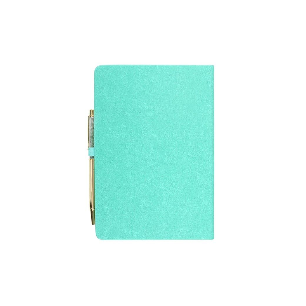 A5 Wellness Journal with Aventurine Crystal Pen