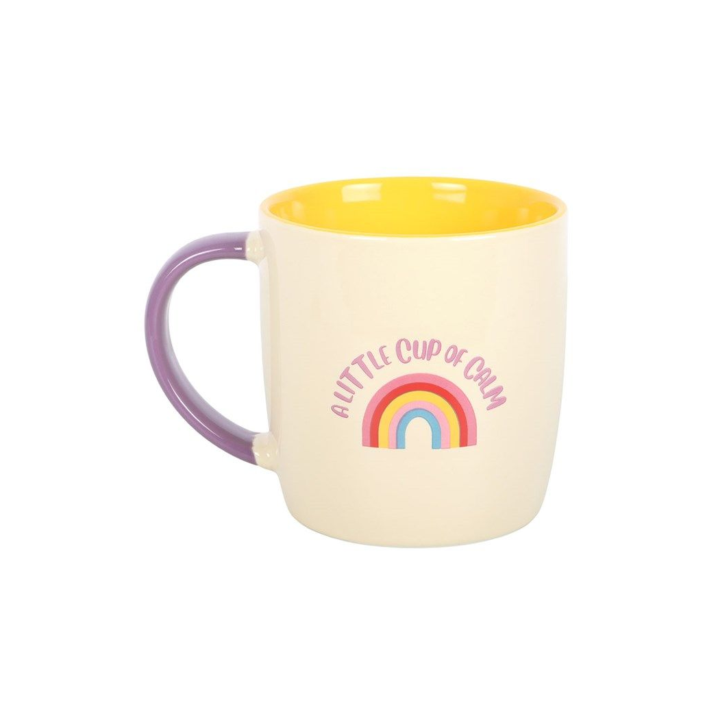 Calm Mug Gift Ceramic Coffee Cup Mindfulness Relaxation