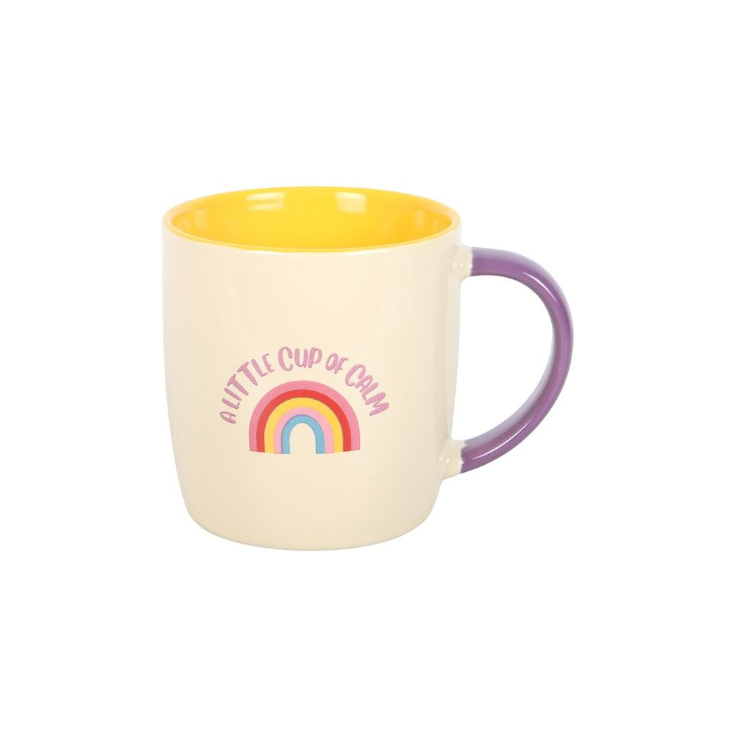 Calm Mug Gift Ceramic Coffee Cup Mindfulness Relaxation